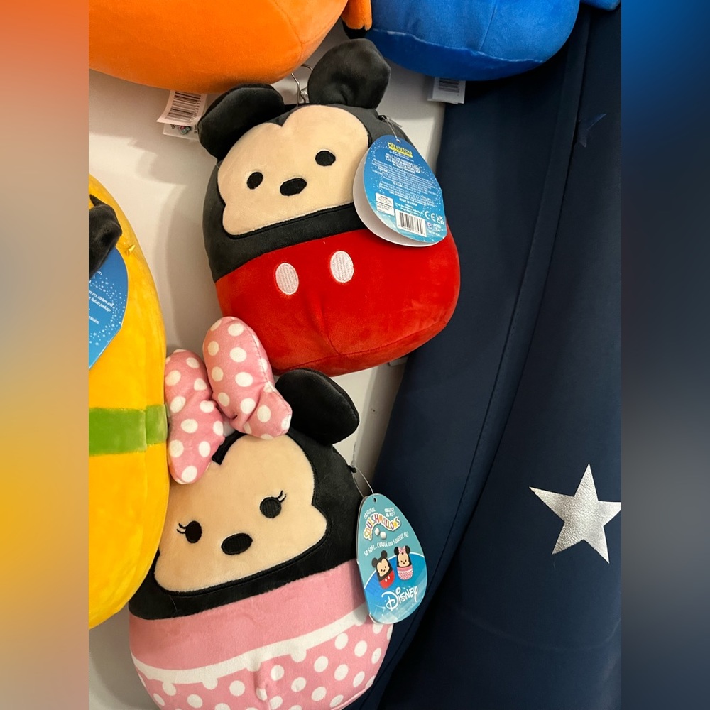 8” Minnie & Mickey Disney Squishmallows